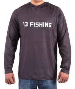 13 Fishing SUS Performance Long Sleeve Hooded Shirt - X-Large