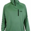 Aftco Jason Christie Performance Hooded Long Sleeve Shirt - Olive - XL