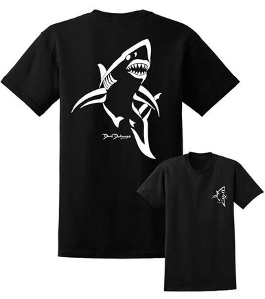 David Dunleavy Shark Deco T-Shirt - Black
