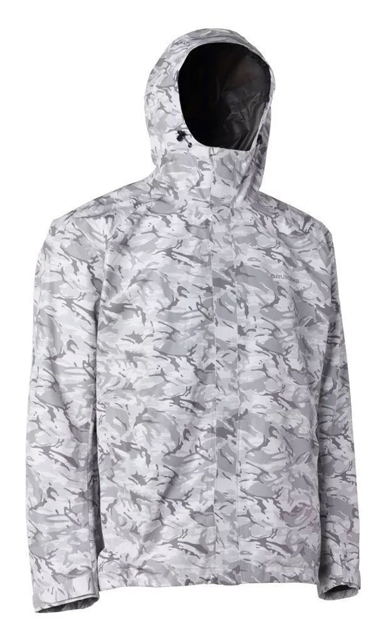 Grundens Charter Gore Tex Paclite Jacket - Glacier Camo - XL - Image 3