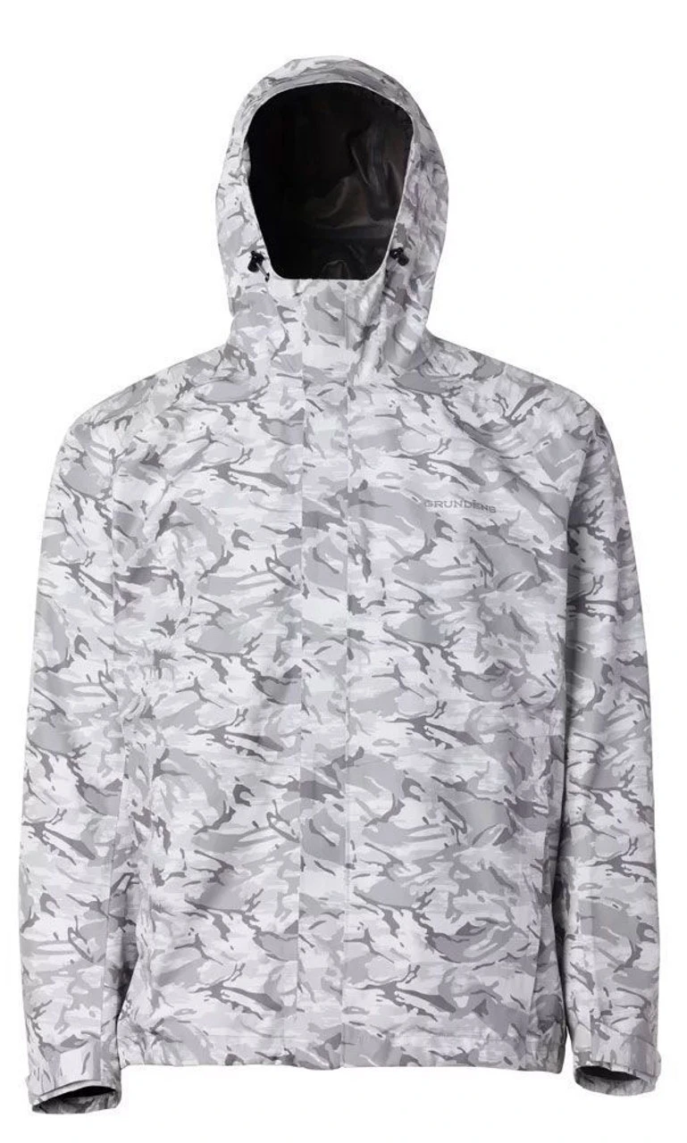 Grundens Charter Gore Tex Paclite Jacket - Glacier Camo - XL - Image 2