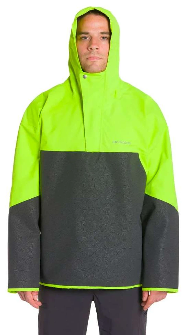 Grundens Ironclad Anorak Jacket - Hi-Vis Yellow/Grey - Image 3