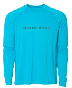 Grundens Solstrale Lightweight Long Sleeve Shirt - Turqouise - M