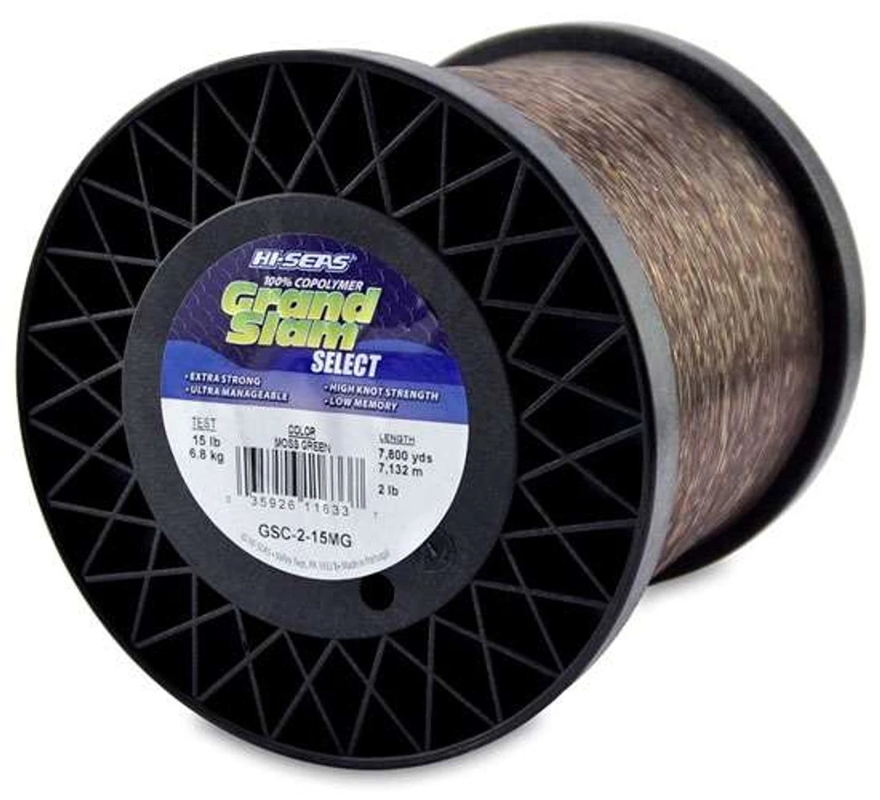 Hi-Seas Grand Slam Select Copolymer Fishing Line Moss Green - Image 4