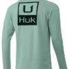 Huk Hukd Up Pursuit Long Sleeve Shirt - Lichen - Medium