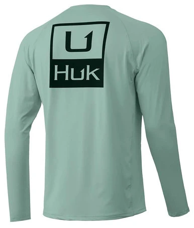 Huk Hukd Up Pursuit Long Sleeve Shirt - Lichen - Medium