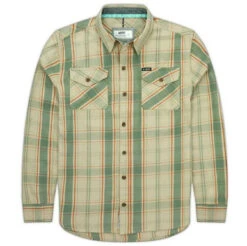 Jetty Breaker Flannel - Tan - Large