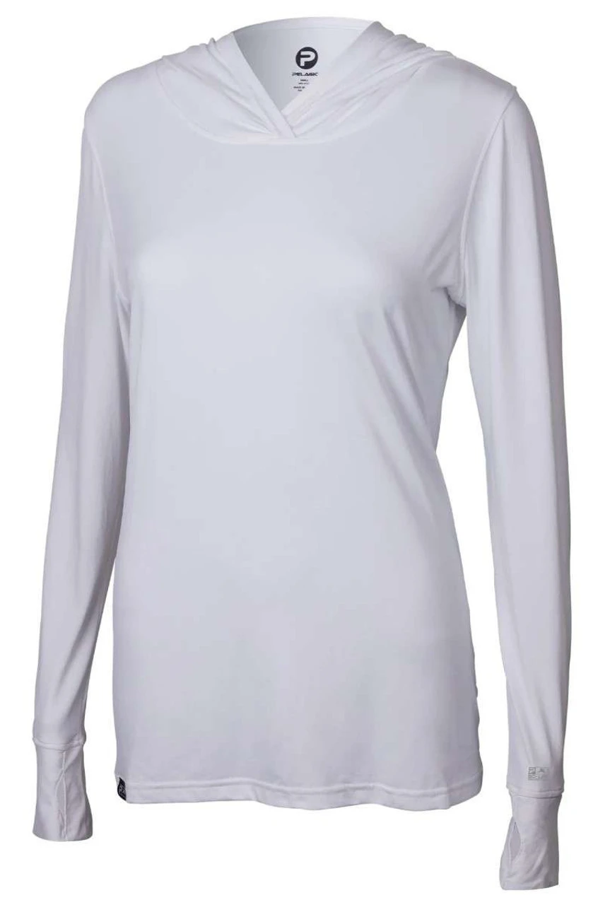 Pelagic Aquatek Womens Solid Hooded Fishing Shirt - Image 4