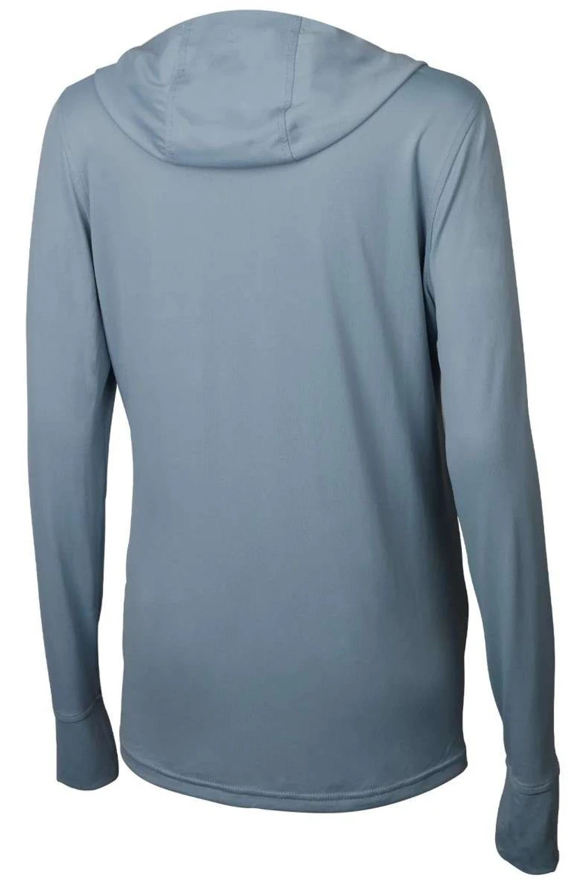 Pelagic Aquatek Womens Solid Hooded Fishing Shirt - Image 2