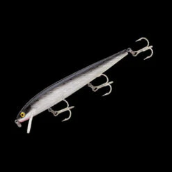 Rebel F3001S Original Minnow - Silver/Black - 5-1/2in
