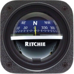 Ritchie V-537B Explorer Bulkhead Mount Compass - Blue Dial