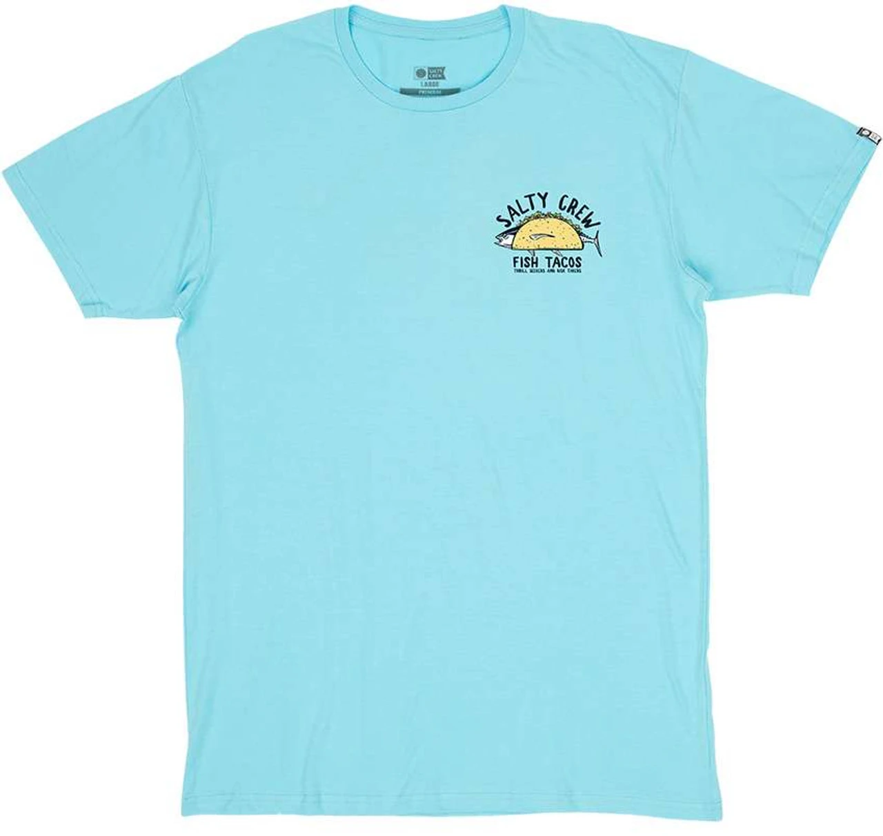 Salty Crew Baja Fresh Short Sleeve T-Shirt - Pacific Blue - Image 2