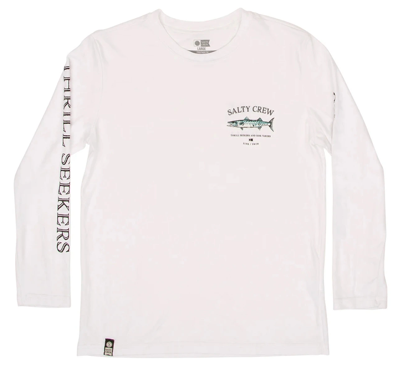 Salty Crew Slime Stick Long Sleeve Tech T-Shirts - Image 3