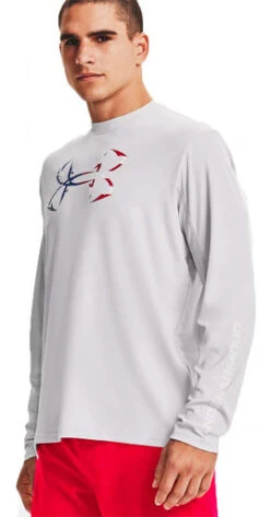 Under Armour Iso-Chill Freedom Hook Shirt - Halo Gray